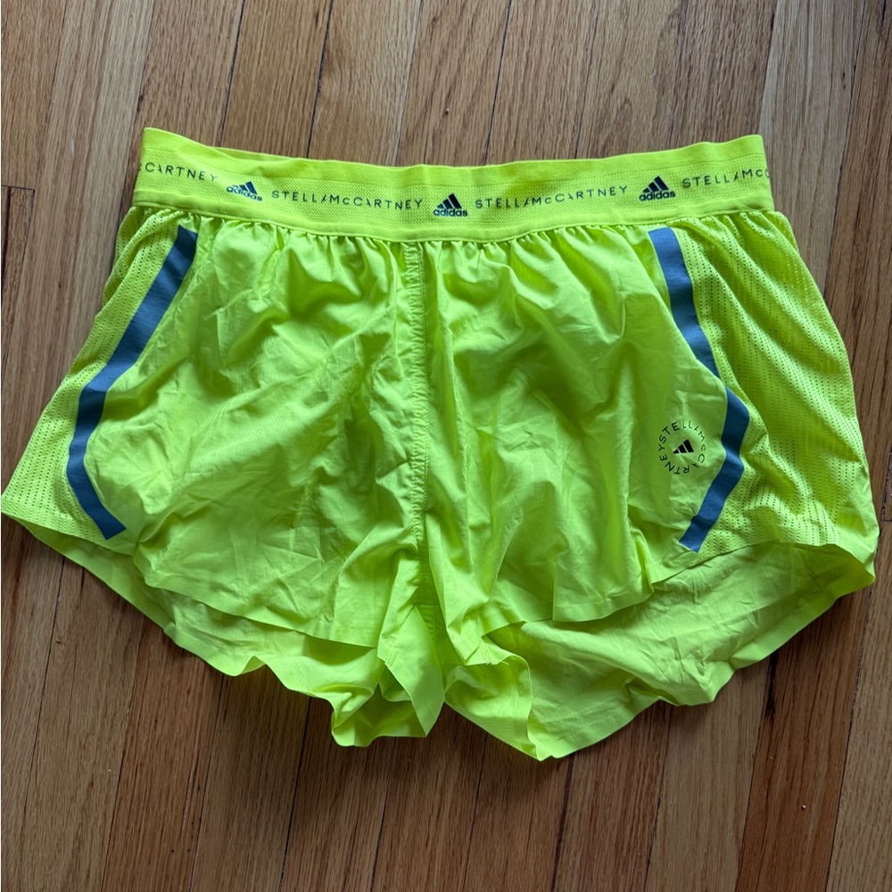 Adidas Stella McCartney Bright Yellow Shorts